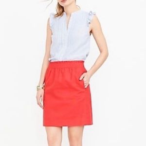 J Crew Linen Sidewalk Skirt